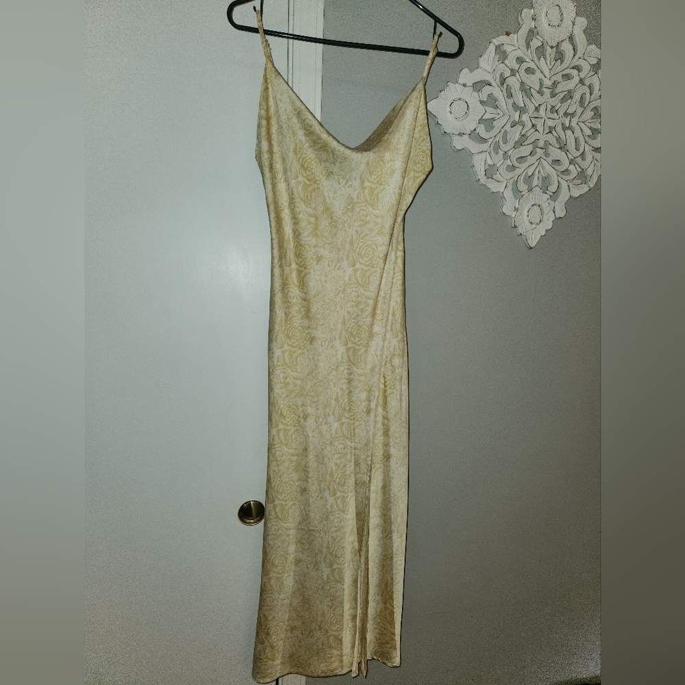 Paper Heart Faux Silk Dress